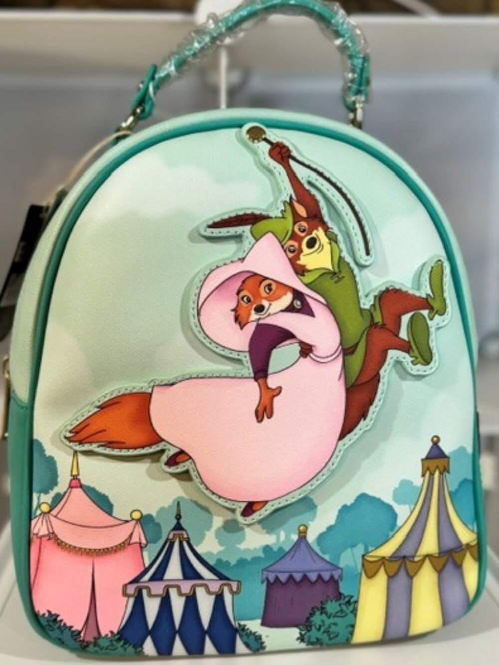Loungefly Disney "Robin Hood Rescues Maid Marian" Mini Backpack